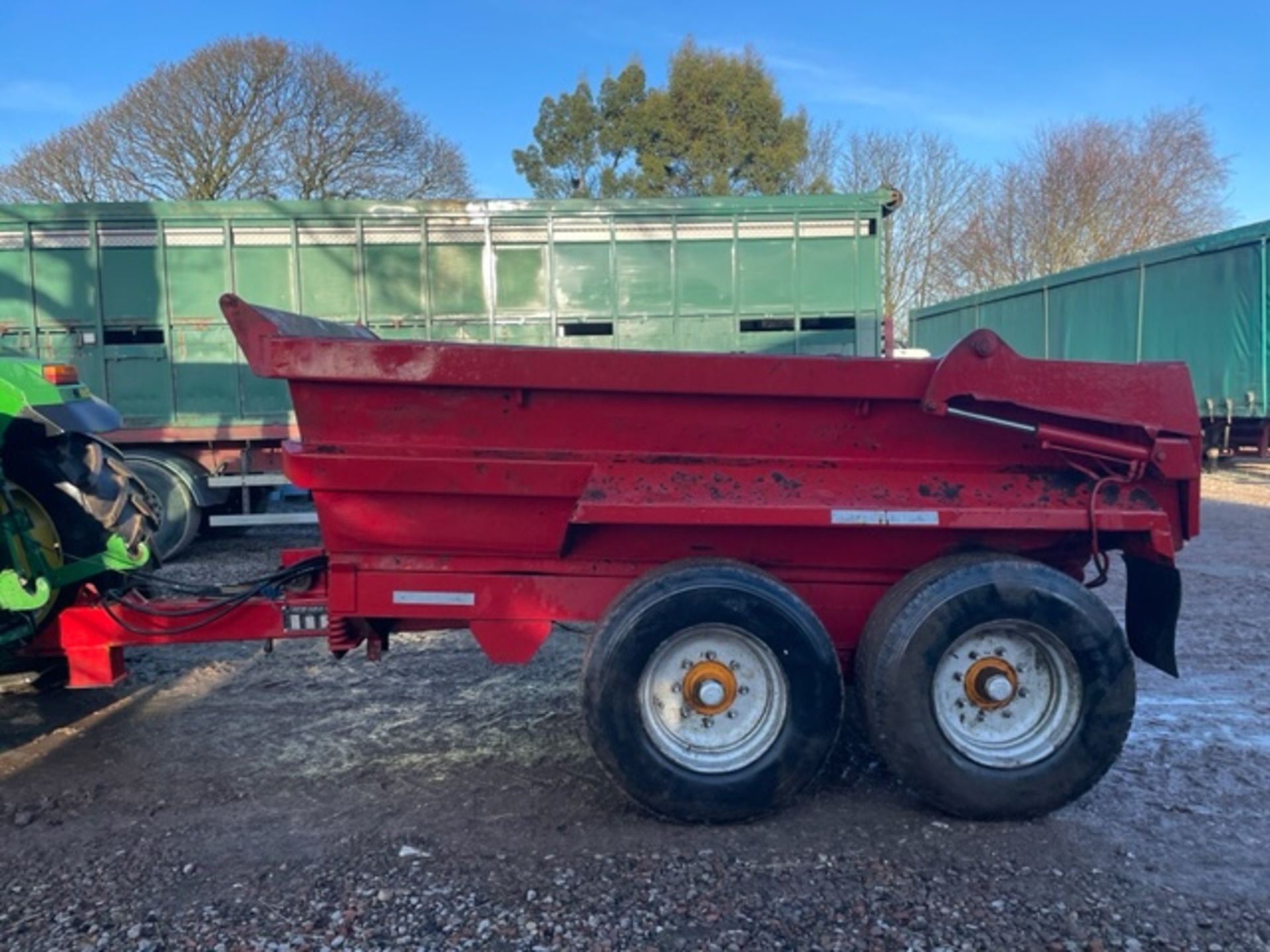 CHIEFTAIN 12TON DUMP TRAILER, HYDRAULIC BACK DOOR, TIDY ORDER *NO VAT* - Image 3 of 4