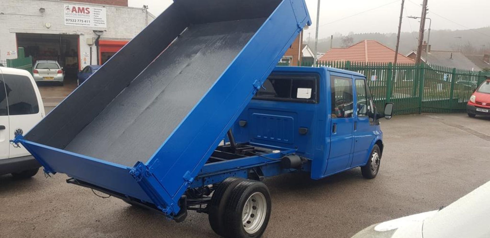 2002 FORD TRANSIT 350 LWB TD BLUE TIPPER VAN, 2.4 DIESEL *NO VAT* - Image 8 of 16