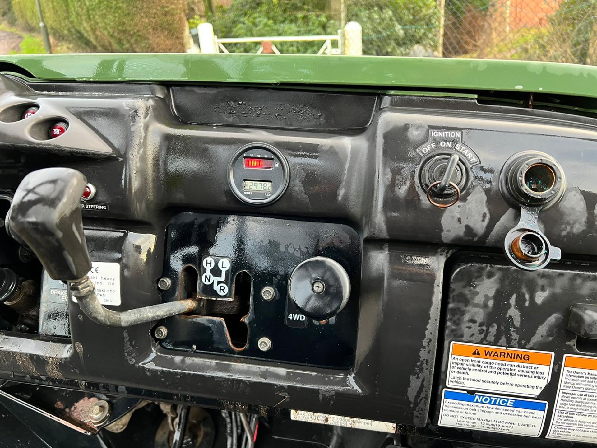 2014/64 KAWASAKI MULE 4010 4WD BUGGI, RUNS AND DRIVES, SHOWING A LOW 2978 HOURS *PLUS VAT* - Image 12 of 14