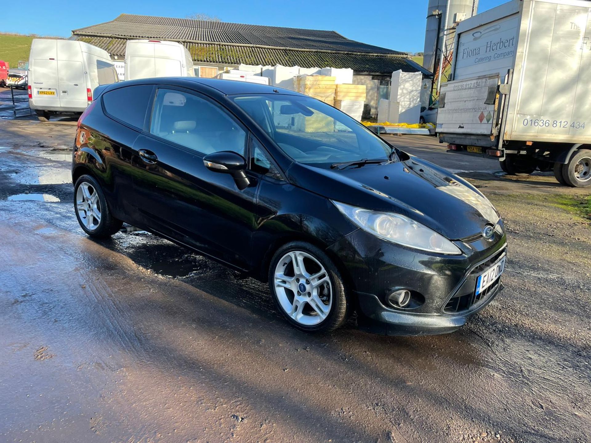 2012 FORD FIESTA SPORT TDCI BLACK SPORT VAN, 122K MILES, 1560cc DIESEL ENGINE *NO VAT*