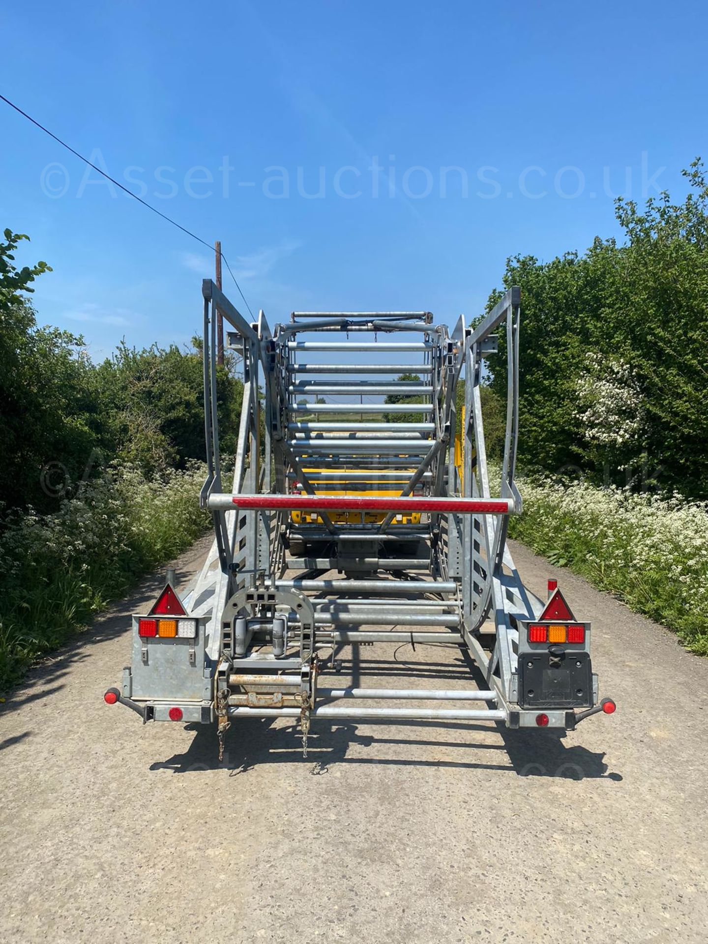 2014 TWIN AXLE PIPE TRAILER LTD HYPOWER 500, ALL WORKS, TOWS WELL *PLUS VAT* - Image 5 of 11