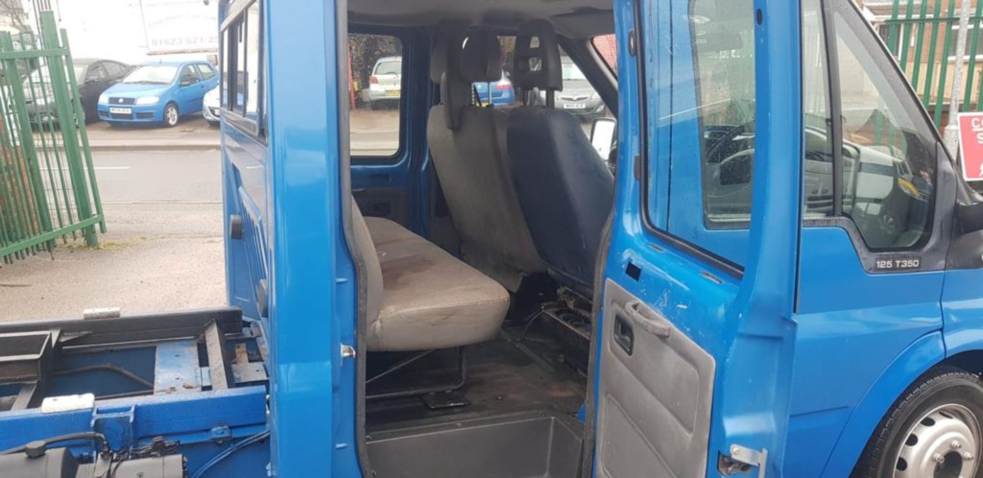 2002 FORD TRANSIT 350 LWB TD BLUE TIPPER VAN, 2.4 DIESEL *NO VAT* - Image 12 of 16