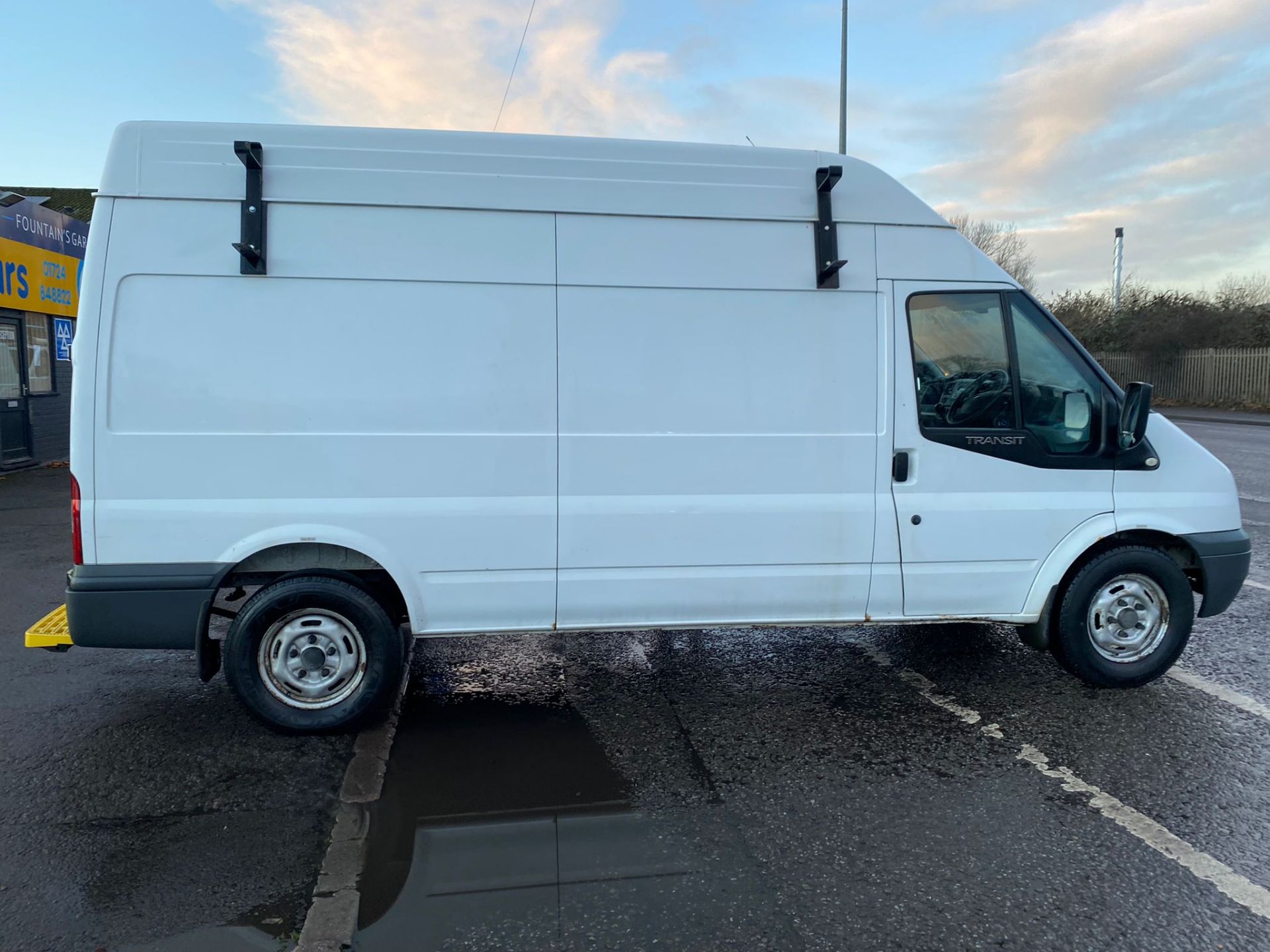 2011 FORD TRANSIT 100 T350L RWD WHITE PANEL VAN, 86K MILES, 2.4 DIESEL, WORKSHOP TYRE VEHICLE - Image 8 of 12