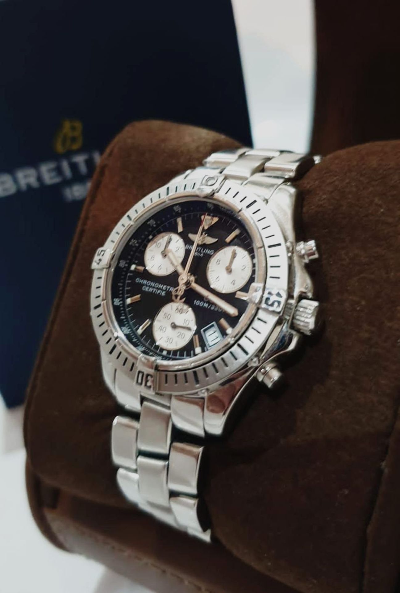 BREITLING CHRONOGRAPH MENS SWISS WATCH *NO VAT* - Image 4 of 10