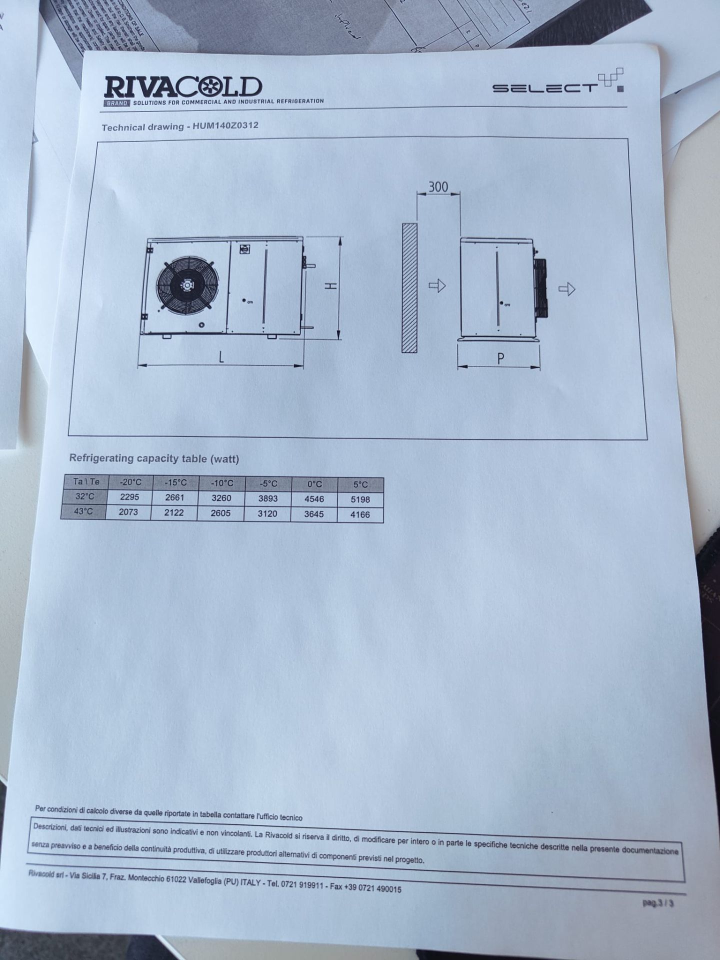 BRAND NEW RIVACOLD CONDENSER, HUM140Z0312 *PLUS VAT* - Image 10 of 10