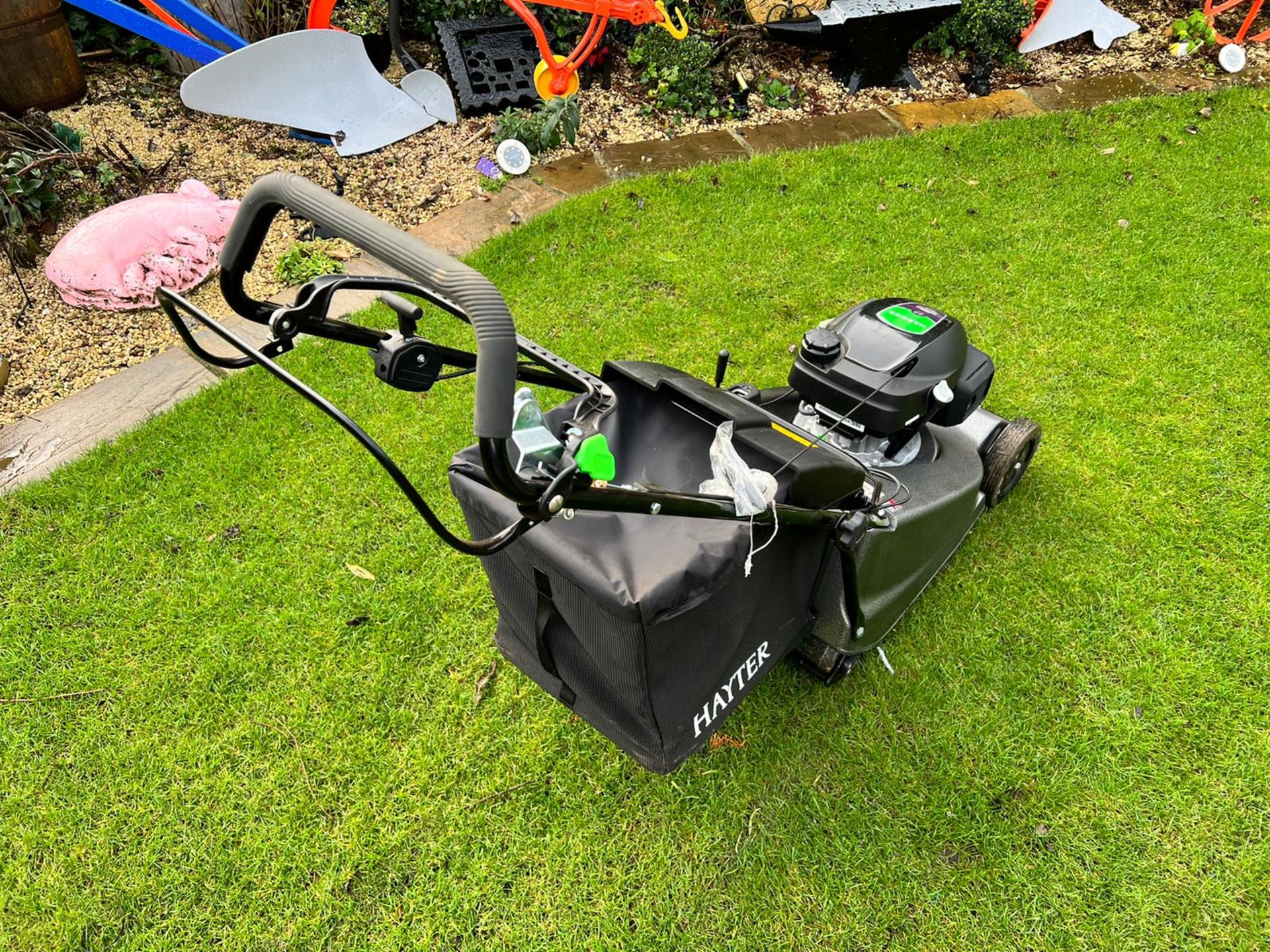 NEW AND UNUSED HAYTER HARRIER 48 PRO PETROL AUTO-DRIVE MOWER WITH REAR ROLLER AND COLLECTOR - Image 5 of 15