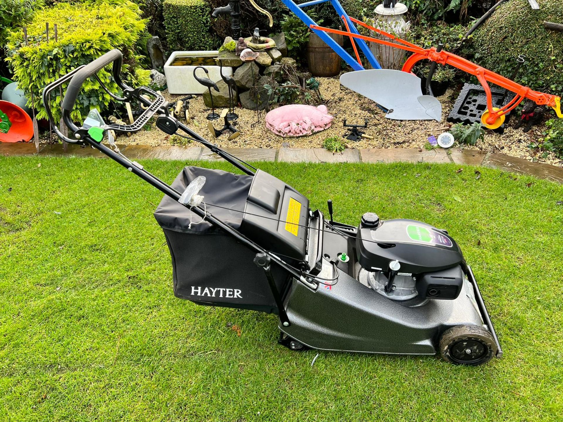 NEW AND UNUSED HAYTER HARRIER 48 PRO PETROL AUTO-DRIVE MOWER WITH REAR ROLLER AND COLLECTOR - Image 6 of 15