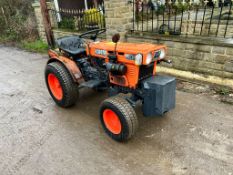 KUBOTA B5100E 15hp COMPACT TRACTOR, RUNS DRIVES AND WORKS, GRASS TYRES *PLUS VAT*