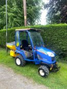 ISEKI TXG 237 COMPACT TRACTOR WITH SPREADER, 4 WHEEL DRIVE, 414 RECORDED HOURS *PLUS VAT*