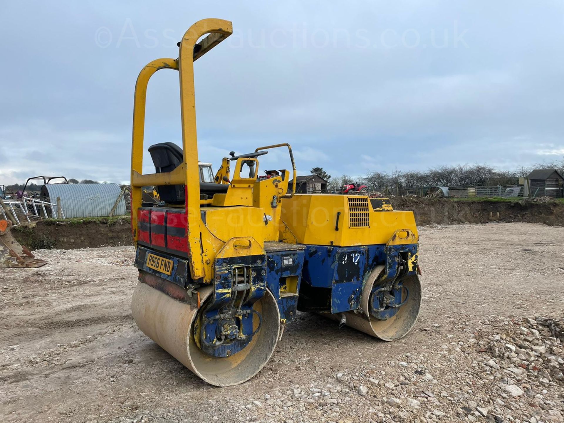 BOMAG BW135 AD ROLLER, RUNS, DRIVES AND VIBRATES, ROAD REGISTERED, CANOPY, 1350MM DRUMS *PLUS VAT* - Image 6 of 8