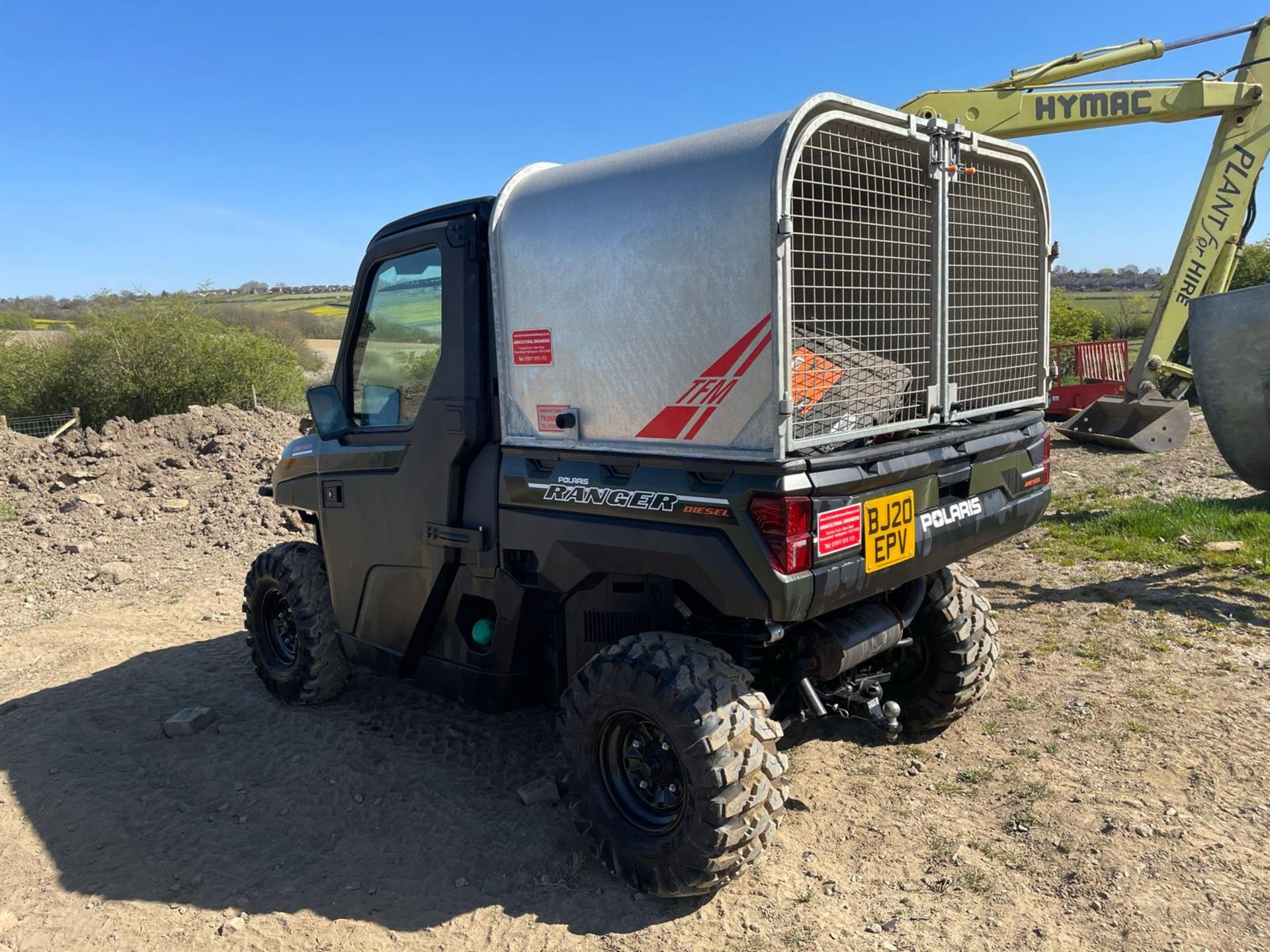 2020 POLARIS RANGER DIESEL 4WD BUGGI / UTILITY ATV, RUNS AND DRIVES WELL, 395 HOURS *PLUS VAT* - Image 6 of 15