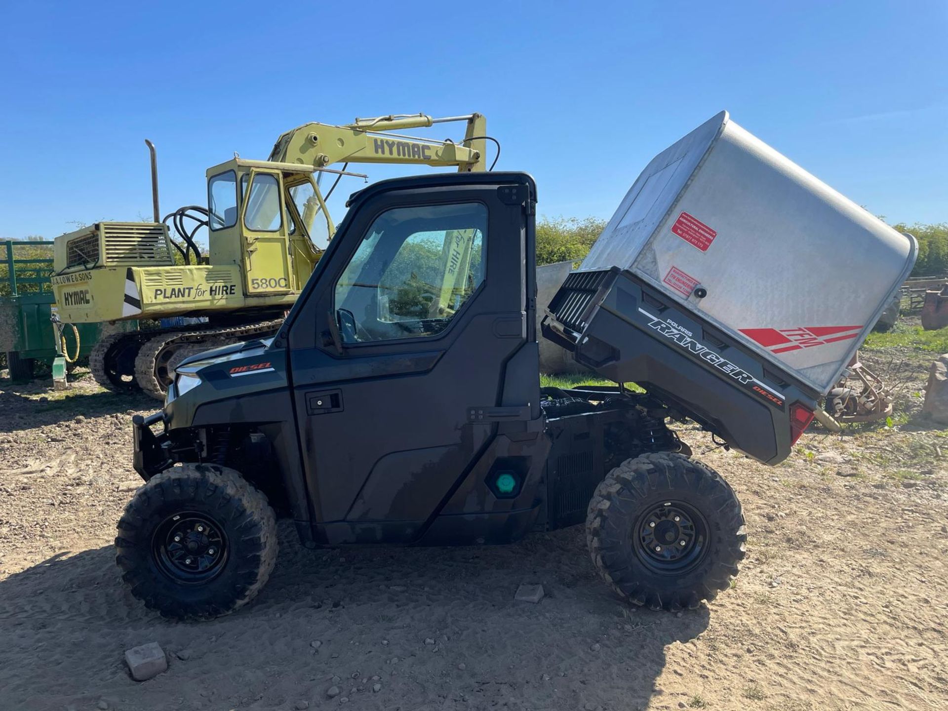 2020 POLARIS RANGER DIESEL 4WD BUGGI / UTILITY ATV, RUNS AND DRIVES WELL, 395 HOURS *PLUS VAT*