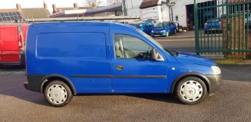 2004 VAUXHALL COMBO 2000 DI BLUE VAN, 118,007 MILES WITH SOME SERVICE HISTORY *NO VAT*