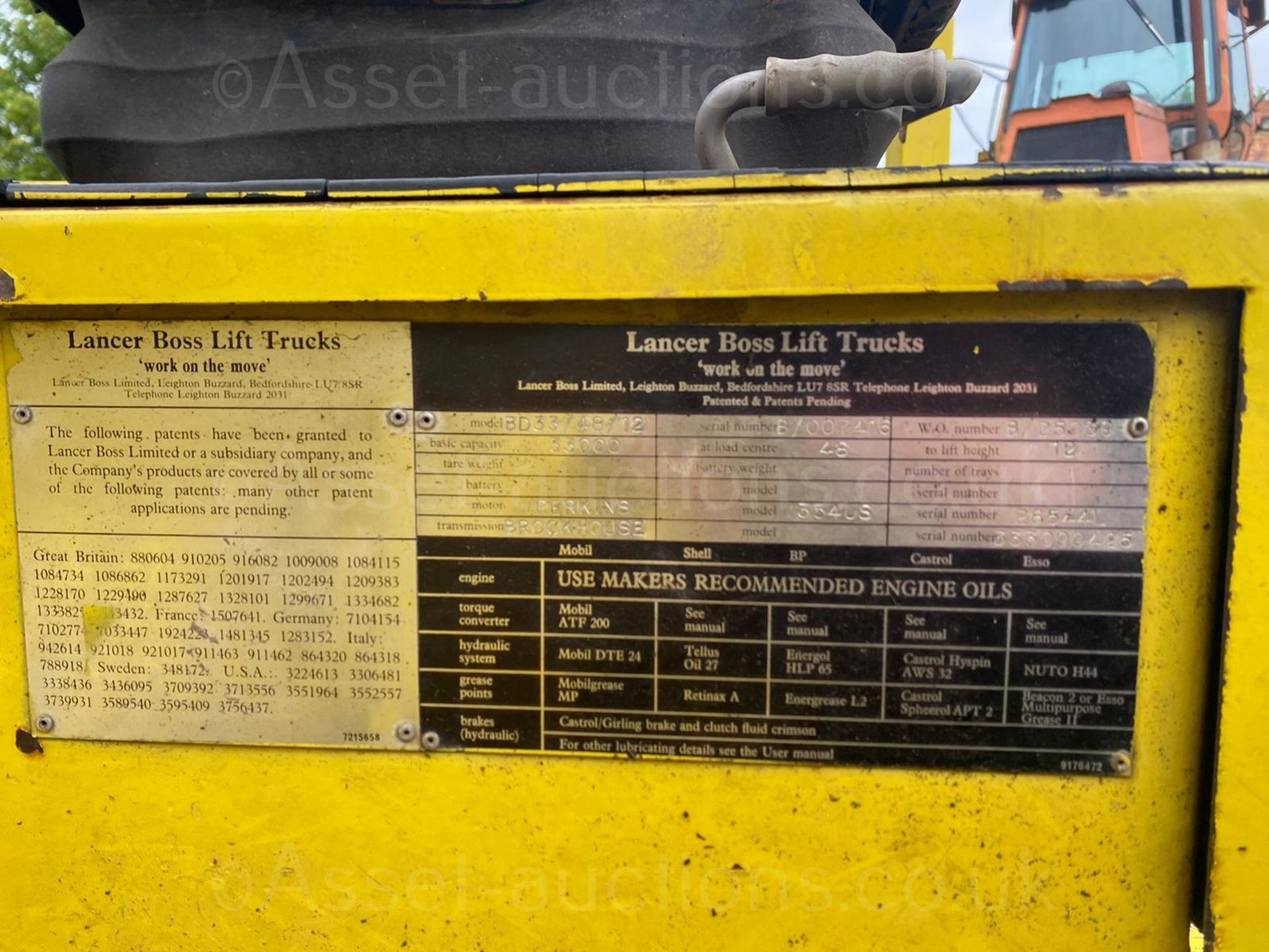 15 TON LANCER BOSS FORK LIFT *PLUS VAT* - Image 7 of 8