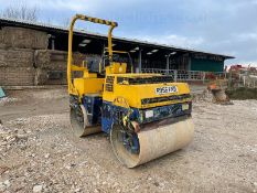 BOMAG BW135 AD ROLLER, RUNS, DRIVES AND VIBRATES, ROAD REGISTERED, CANOPY, 1350MM DRUMS *PLUS VAT*