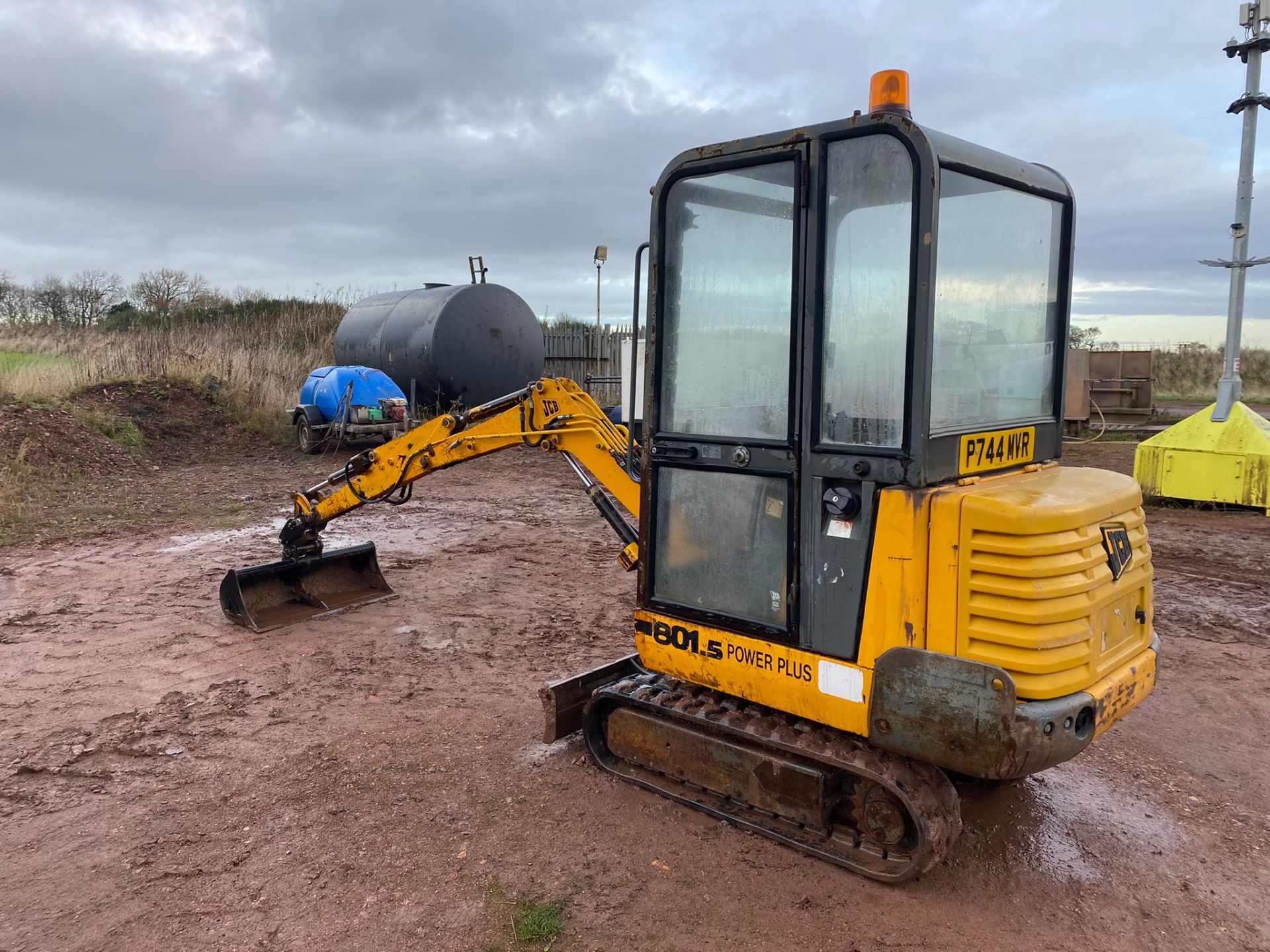 1997 JCB 801.5 POWER PLUS RUBBER TRACKED EXCAVATOR / DIGGER (P744 MVR) *PLUS VAT* - Image 4 of 18