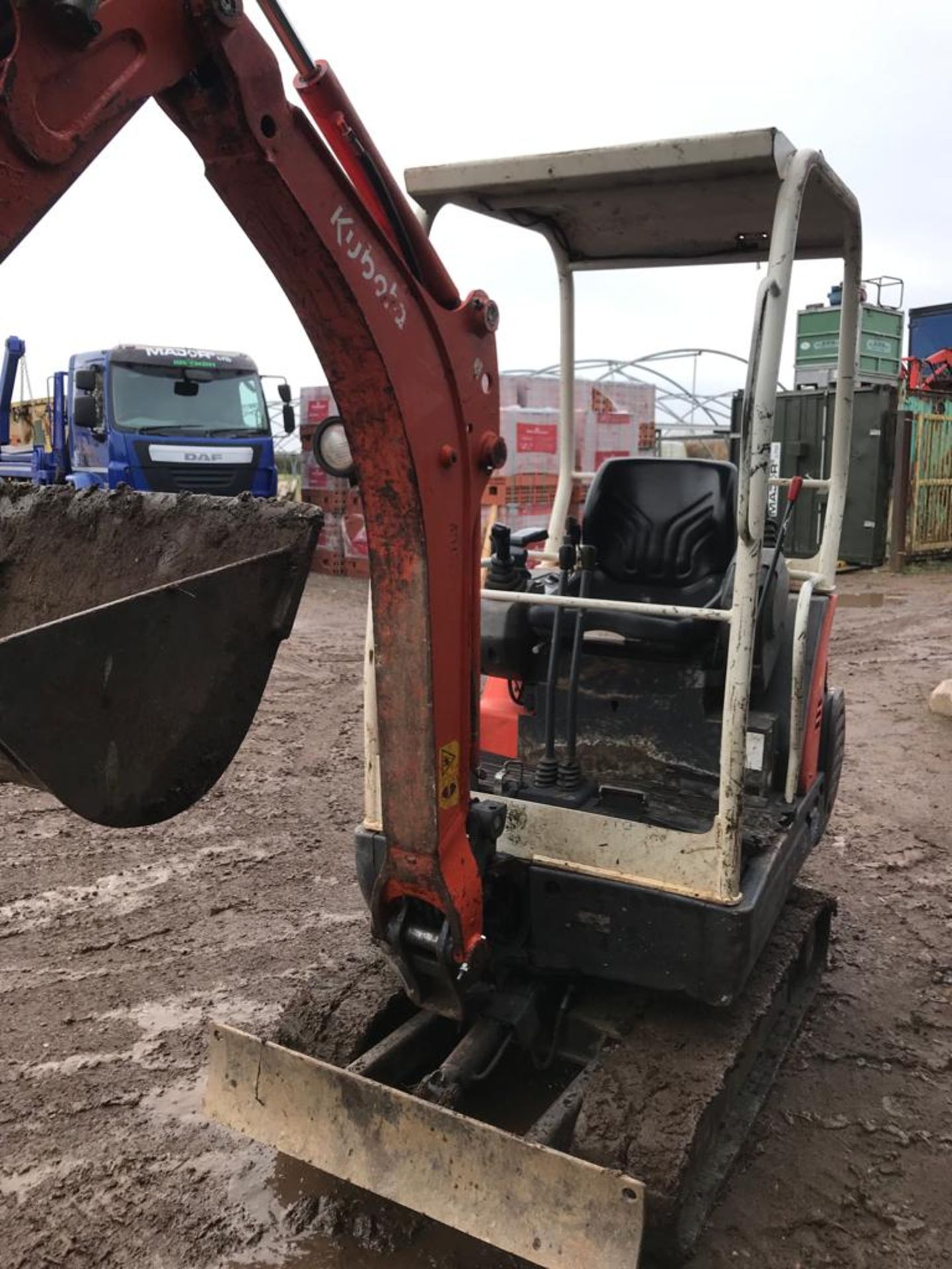 2008 KUBOTA KX36/3 MINI DIGGER / EXCAVATOR, 4500 HOURS, STARTS RUNS AND DIGS, 3 BUCKETS *NO VAT* - Image 2 of 4