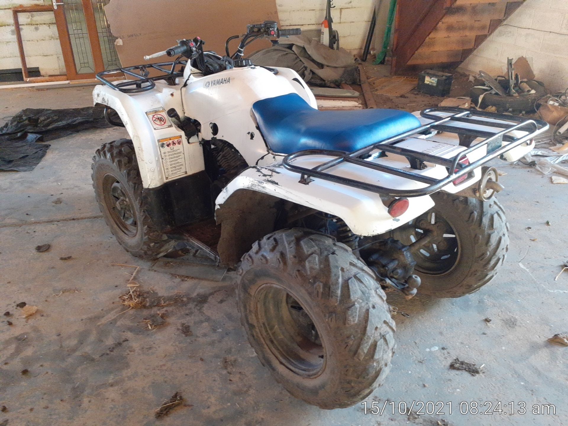 YAMAHA GRIZZLY 350 FARM QUAD BIKE, STARTS AND DRIVES WELL, AUTOMATIC *NO VAT* - Image 3 of 8