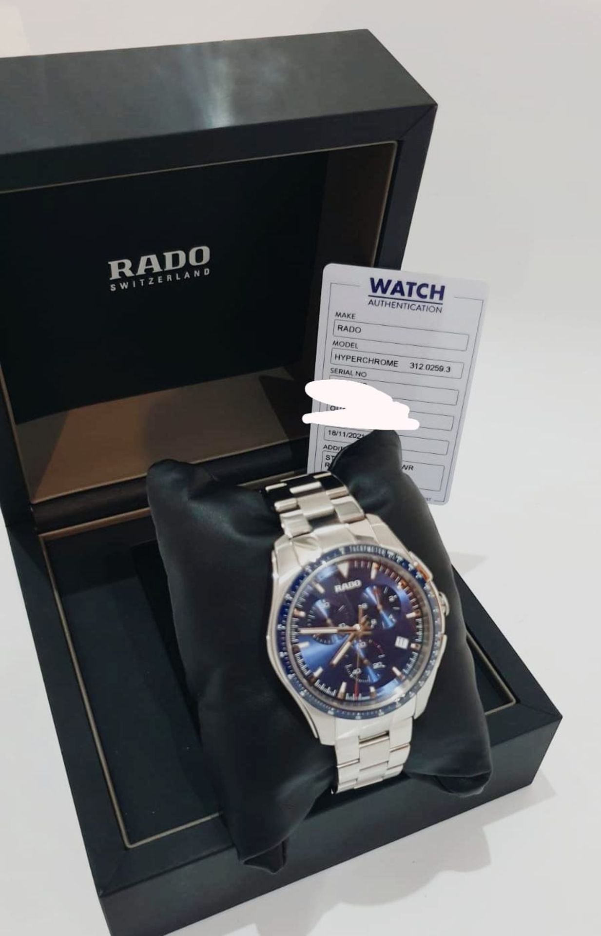 RADO HYPERCHROME Chronograph 45mm Mens Swiss Watch *NO VAT* - Image 5 of 11