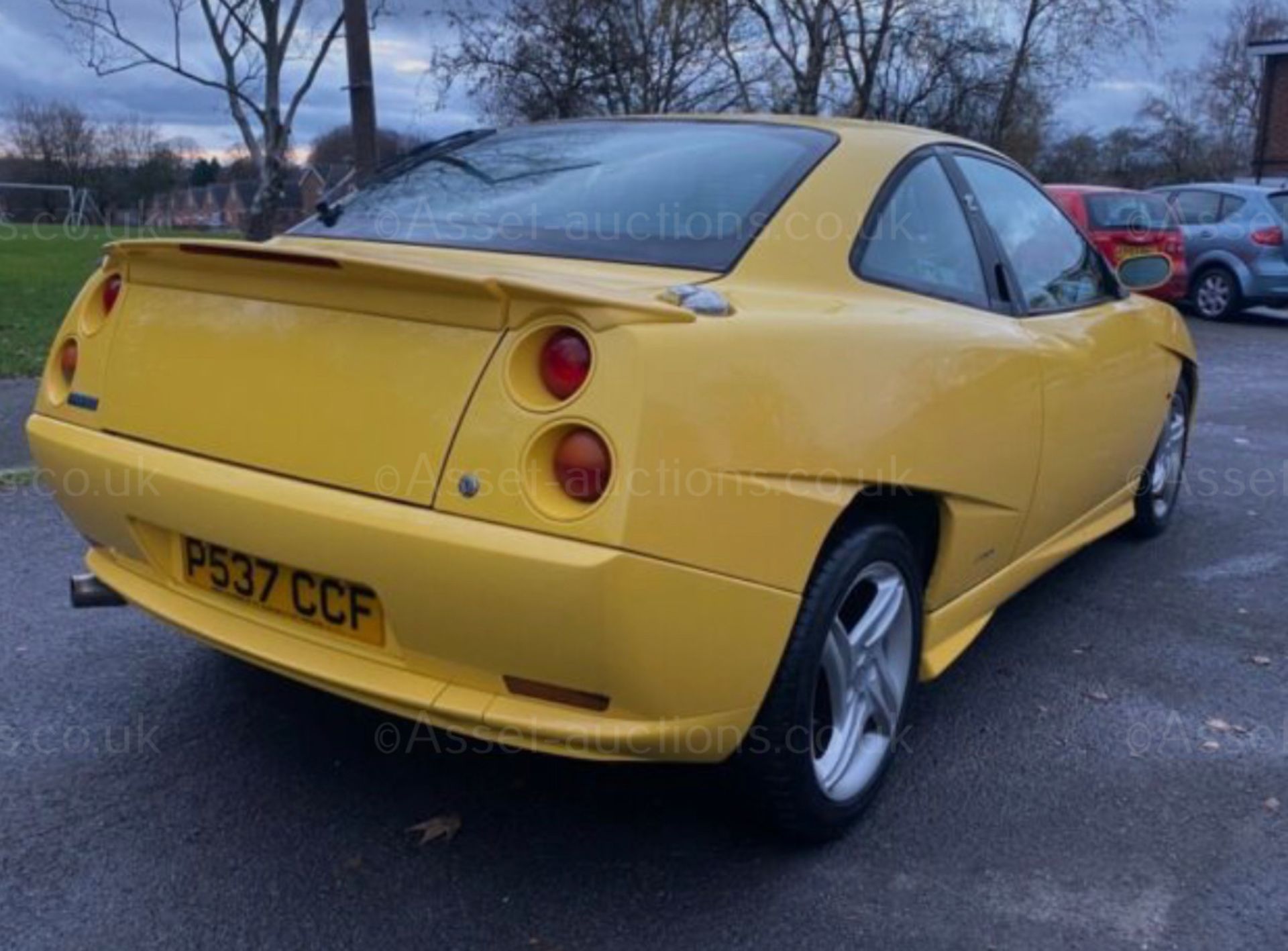 1996 FIAT COUPE 20V TURBO YELLOW SALOON, 2.0 PETROL ENGINE, SHOWING 95K MILES *NO VAT* - Image 7 of 12