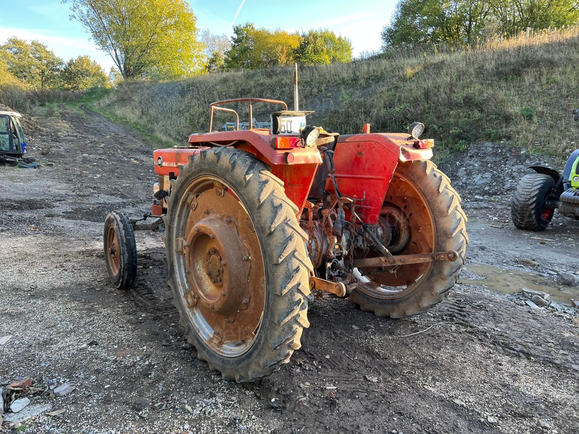 MASSEY FERGUSON 158 62hp TRACTOR, RUNS AND DRIVES, PICKUP HITCH, SHOWING 649 HOURS *PLUS VAT* - Image 3 of 9