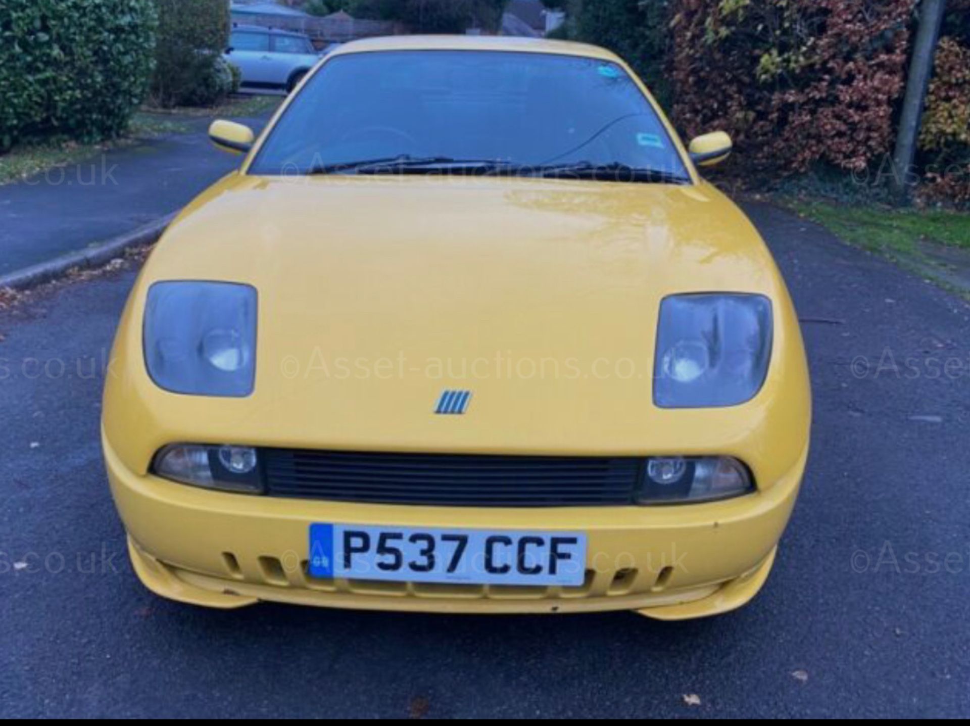 1996 FIAT COUPE 20V TURBO YELLOW SALOON, 2.0 PETROL ENGINE, SHOWING 95K MILES *NO VAT* - Image 3 of 12