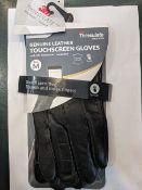 100 PAIRS OF NEW AND SEALED THINSULATE 3m LEATHER GLOVES, FLEECE LINED INSIDE, MEDIUM *PLUS VAT*