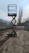 POP UP SCISSOR LIFT 240v OR 110v, 8ft HIGH, FULL WORKING ORDER *PLUS VAT*