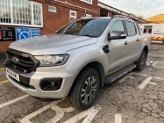 2019/69 FORD RANGER WILDTRAK ECOBLUE 4X4 SILVER PICKUP, 43,131 MILES, 2.0 DIESEL *PLUS VAT*