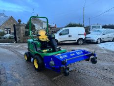 JOHN DEERE 1445 4WD RIDE ON MOWER WITH RYETEC 1200 FLAIL DECK, SHOWING A LOW 3892 HOURS *PLUS VAT*