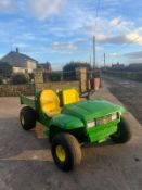 JOHN DEERE GATOR, E GATOR BATTERY POWERED, RUNS AND DRIVES, MANUAL TIPPING BACK *PLUS VAT*