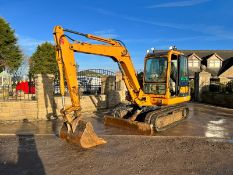 HYUNDAI ROBEX R55-3 5.5 TON EXCAVATOR, RUNS DRIVES AND DIGS, SHOWING A LOW 6657 HOURS *PLUS VAT*