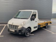 2014 RENAULT TRUCKS MASTER 125.35 LWB WHITE RECOVERY TRUCK, 142,583 MILES *NO VAT*