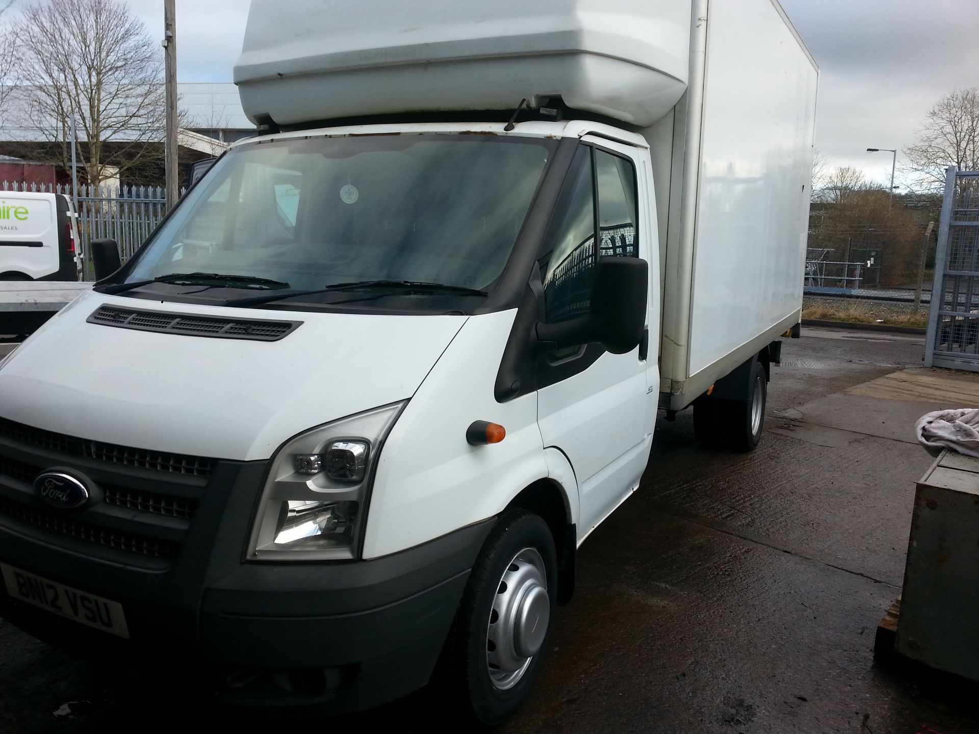 2012 FORD TRANSIT LUTON BOX 2.2 DIESEL EURO 5, 194,423 WARRANTED MILES *PLUS VAT* - Image 2 of 6