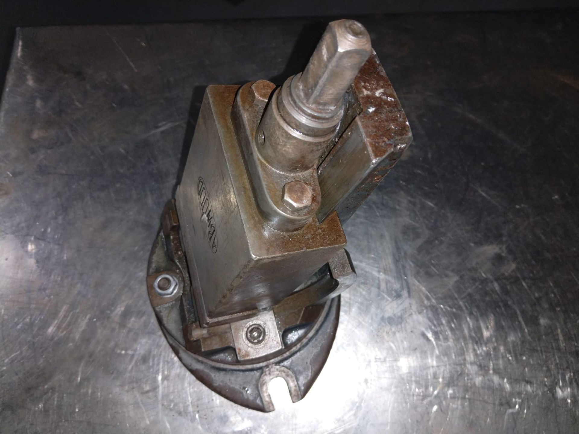 ABWOOD SWIVEL AND TILT MACHINE VICE, 4 INCH JAWS, IN WORKING ORDER *NO VAT* - Image 2 of 5