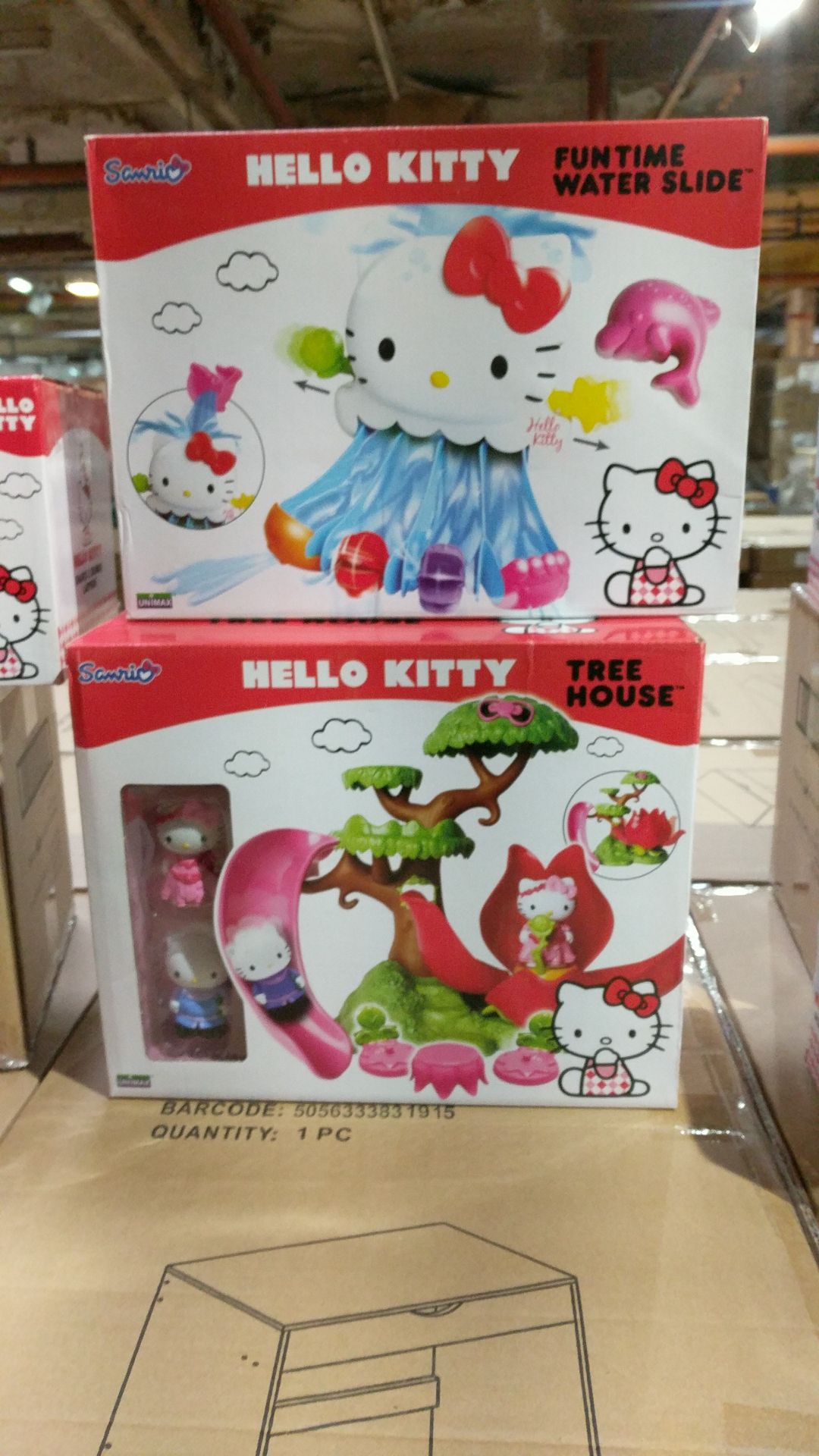 100 x BRAND NEW ASSORTED HELLO KITTY TOYS, ALL BOXED *PLUS VAT* - Image 3 of 5
