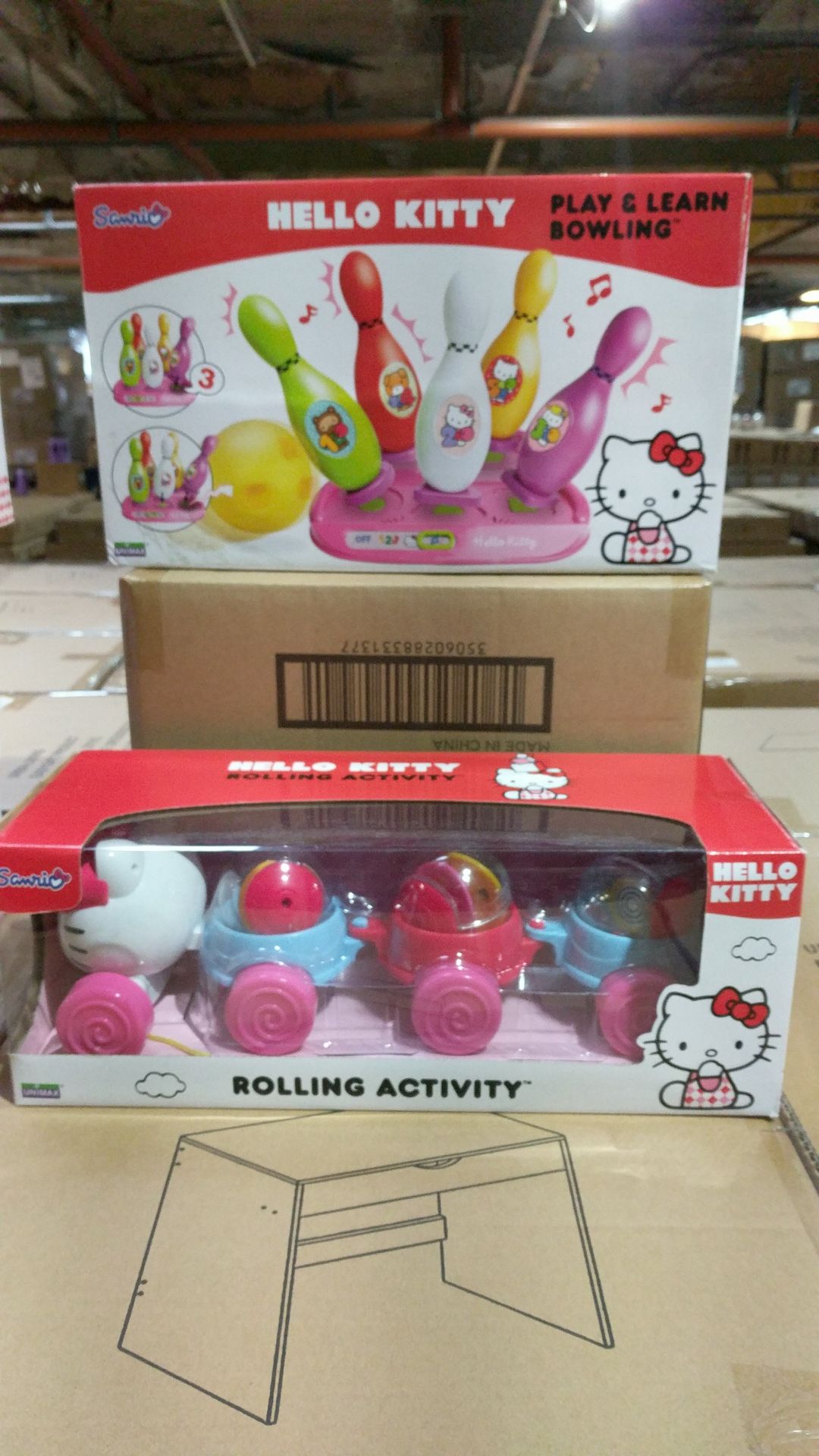 100 x BRAND NEW ASSORTED HELLO KITTY TOYS, ALL BOXED *PLUS VAT* - Image 2 of 5