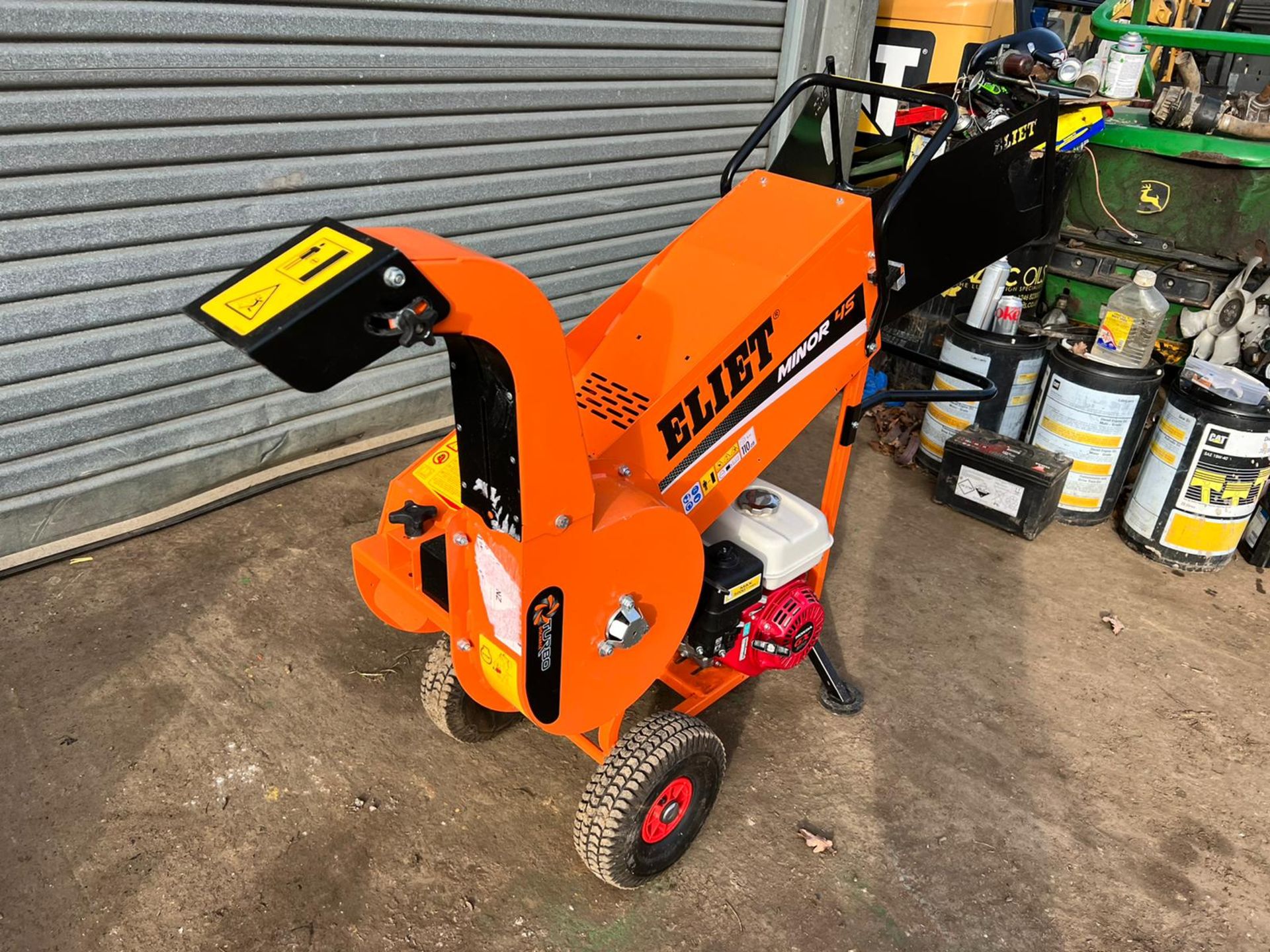 NEW AND UNUSED 2020 ELIET MINOR 4S V2 GARDEN SHREDDER, HONDA GX200 ENGINE *PLUS VAT* - Image 3 of 10