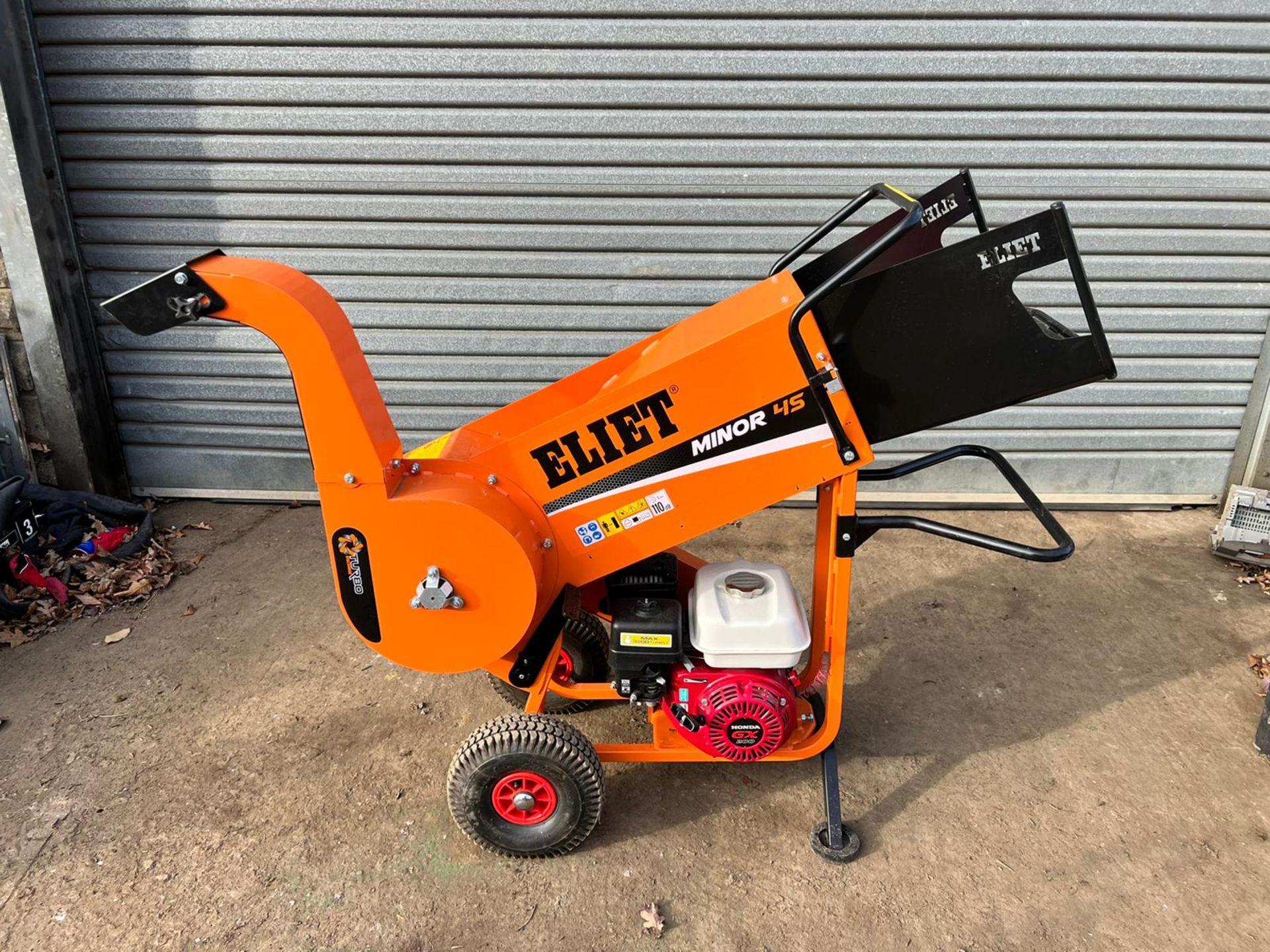 NEW AND UNUSED 2020 ELIET MINOR 4S V2 GARDEN SHREDDER, HONDA GX200 ENGINE *PLUS VAT* - Image 2 of 10