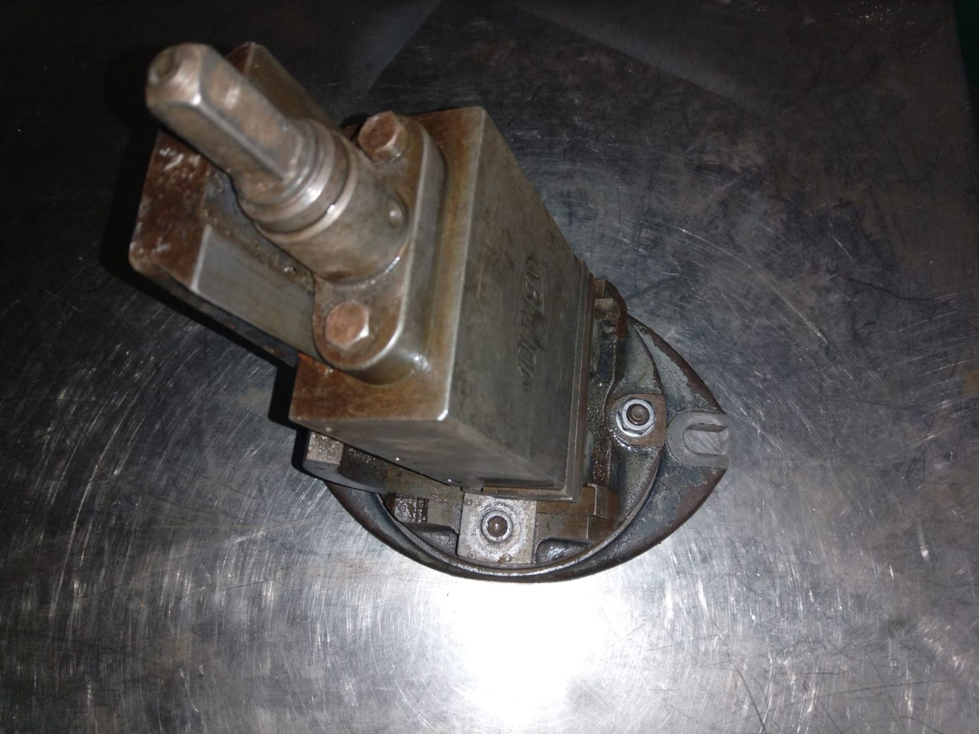 ABWOOD SWIVEL AND TILT MACHINE VICE, 4 INCH JAWS, IN WORKING ORDER *NO VAT*