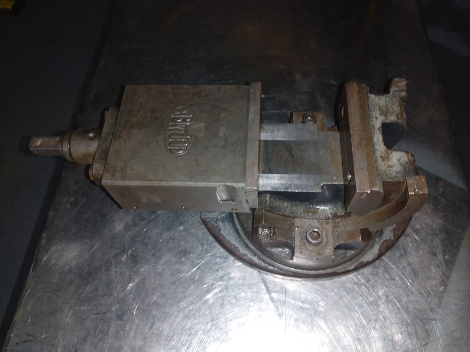 ABWOOD SWIVEL AND TILT MACHINE VICE, 4 INCH JAWS, IN WORKING ORDER *NO VAT* - Image 4 of 5