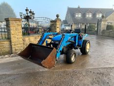 NEW HOLLAND TC21D 4WD COMPACT TRACTOR WITH FRONT LOADER AND BUCKET *PLUS VAT*