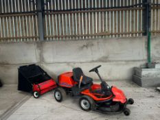 HUSQVARNA RIDER 13 RIDE ON LAWN MOWER, RUNS WORKS AND CUTS WELL, ONE OWNER FROM NEW *PLUS VAT*