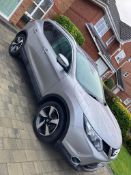 2016 NISSAN QASHQAI N-CONNECTA DIG-T SILVER HATCHBACK, 51,526 MILES WITH FSH *NO VAT*