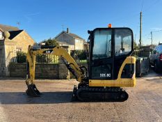 CATERPILLAR 301.6C 1.6 TON MINI DIGGER, RUNS DRIVES AND DIGS, 3 CYLINDER DIESEL ENGINE, YEAR 2007