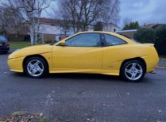 1996 FIAT COUPE 20V TURBO YELLOW SALOON, 2.0 PETROL ENGINE, SHOWING 95K MILES *NO VAT*