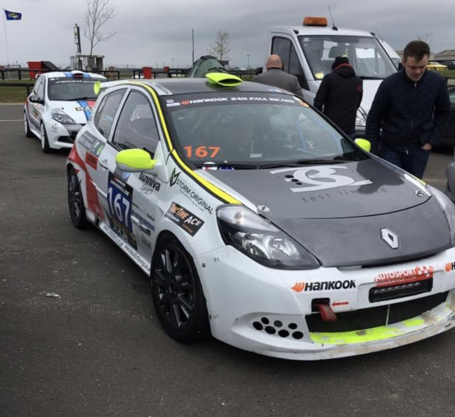 RACE CAR- FACTORY CLIO 3 CUP endurance car - LHD & SADEV SEQUENTIAL BOX    Fantastic