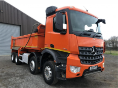 2015 MERCEDES BENZ AROCS 8x4 TIPPER, THOMSON BODY, EASY SHEET, ON BOARD WEIGHT SYSTEM *PLUS VAT*