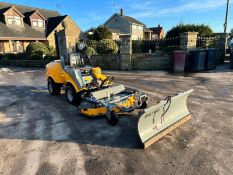 2008 STIGA TITAN 26H DIESEL COMMERCIAL RIDE ON MOWER WITH STIGA SB140 SNOW PLOUGH *PLUS VAT*