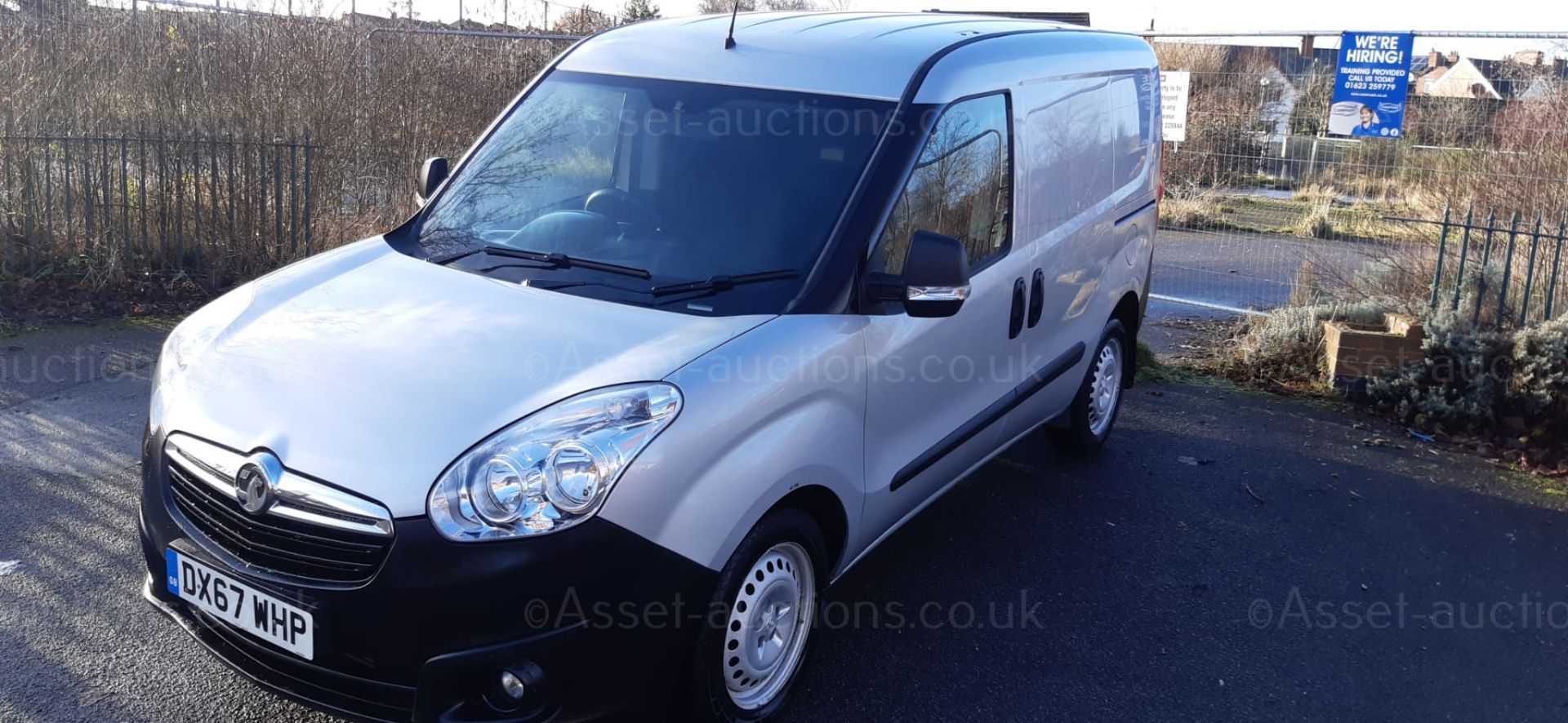 2017/67 VAUXHALL COMBO 2300 CDTI ECOFLEX S/S SILVER PANEL VAN, 1248cc DIESEL *PLUS VAT* - Image 2 of 9